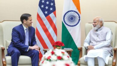 Prime Minister Narendra Modi and US Secretary of State Marco Rubio