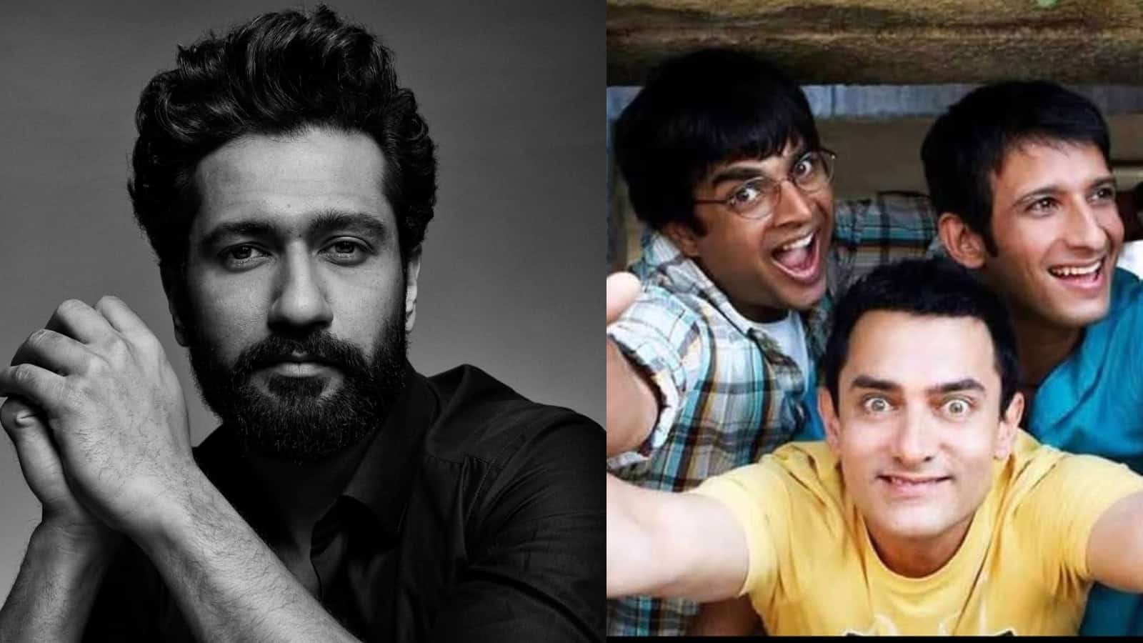 Vicky Kaushal with friends, smiling and enjoying a fun moment together.