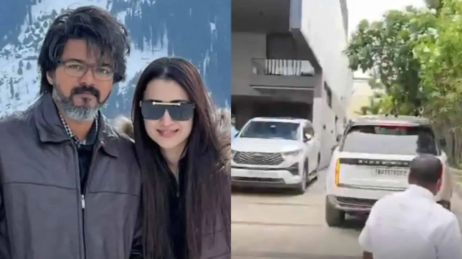 Thalapathy Vijay and Trisha