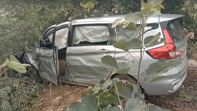 Two killed, four injured after car plunges into canal in Jangaon