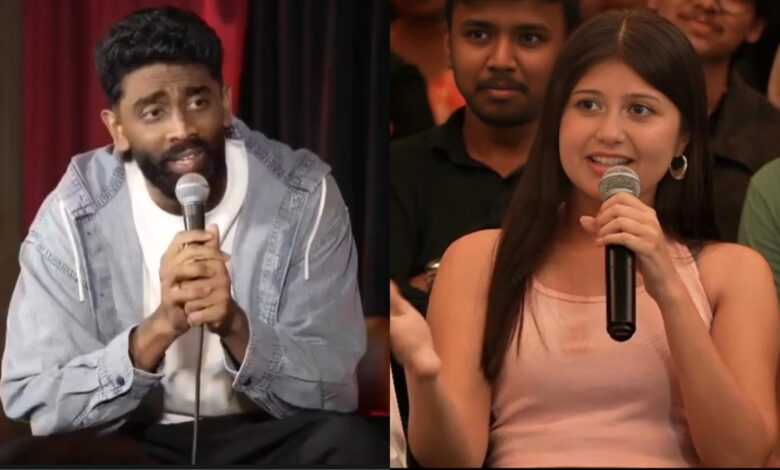 Comedian Pranit More (left) and Dr Sejal Pawar (right)