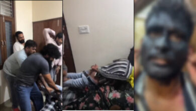 Daksh Chaudhary Hindu Raksha Dal brutally assault Muslim man over anti-Hindu remarks