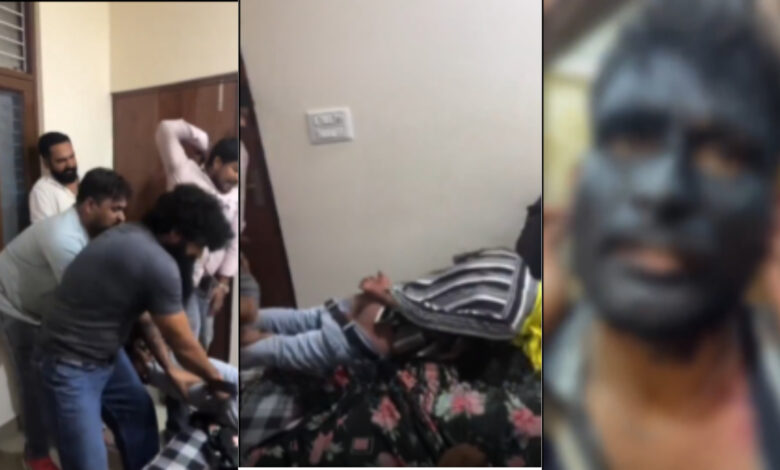 Daksh Chaudhary Hindu Raksha Dal brutally assault Muslim man over anti-Hindu remarks