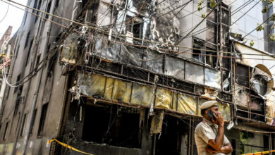 Delhi hotel fire
