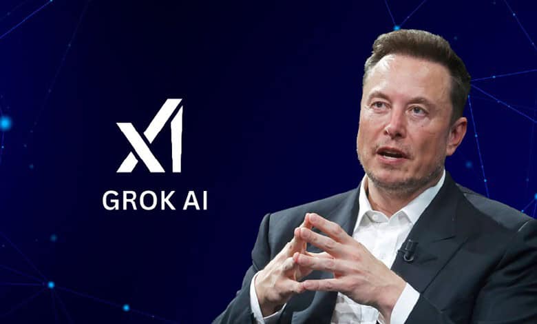 Elon Musk speaking at a conference about AI and technology advancements.