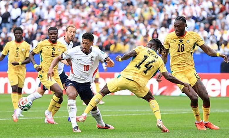 FIFA WC: Ghana frustrate England in rain-soaked World Cup draw