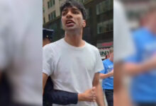 Indian-origin American man hurls Islamophobic slurs at Palestinian supporters, calls them terrorists