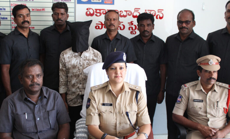 Interstate notorious thief Vikas Singh arrested in Vikarabad