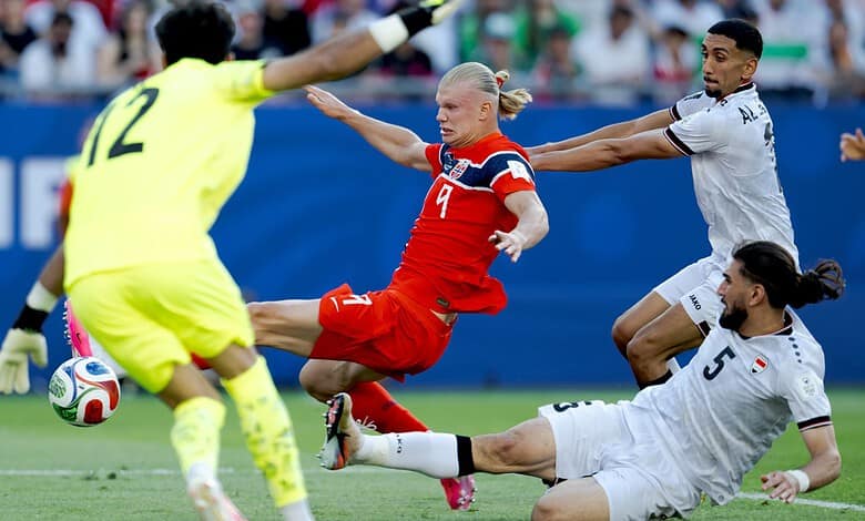 Haaland shines with two goals as Norway beats Iraq 4-1