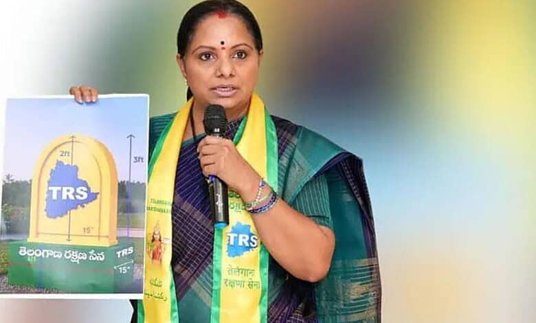 BRS files objections with the ECI on K Kavitha getting Telangana Rakshana Sena (TRS) name for her political party.