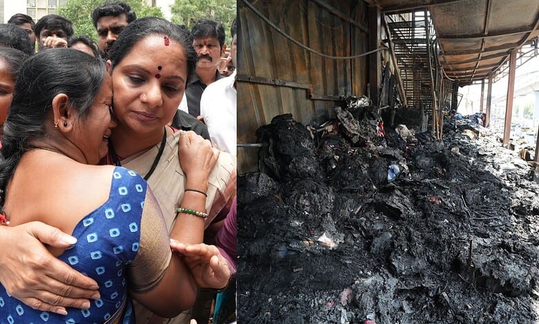 Hyderabad: Kavitha blames official negligence for Ameerpet fire