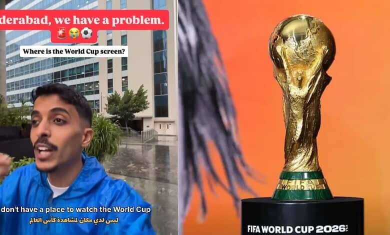 Hyderabad fan criticises lack of World Cup screens, demands better fan zones for FIFA 2026.