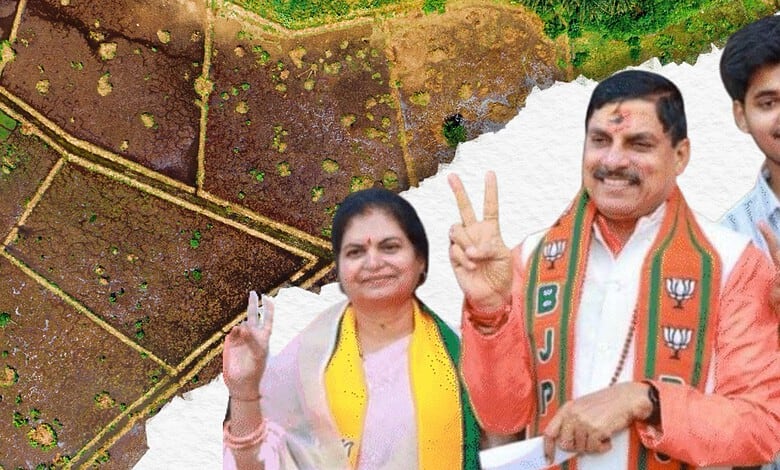 Group of three people smiling and making victory signs outdoors with a map background.