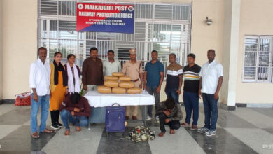 Malkajgiri police conducts checks at railway police station, seize 18 kg dry ganja