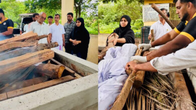 Muslim woman panchayat member performs last rites of Hindu man in Kerala