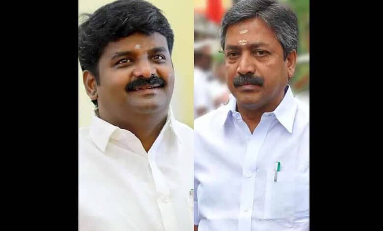 CV Shanmugam and C Vijayabaskar