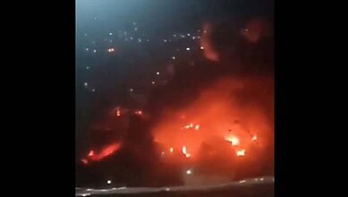 Destruction in Afghanistan after Pakistan's air strike