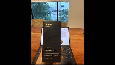 A Garbage bag gifted by company