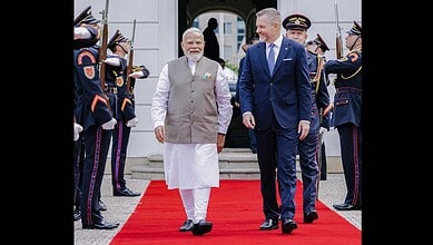 PM Modi with Robert Fico