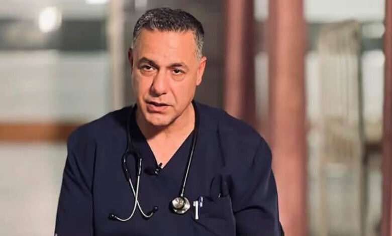 Palestinian hospital director Dr Hussam Abu Safiya