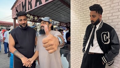 Shehbaz with fans in Hyderabad, smiling and engaging with supporters during a public appearance.
