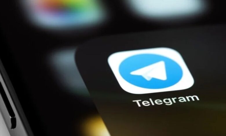 Telegram app icon on a smartphone screen, symbolising messaging and communication.