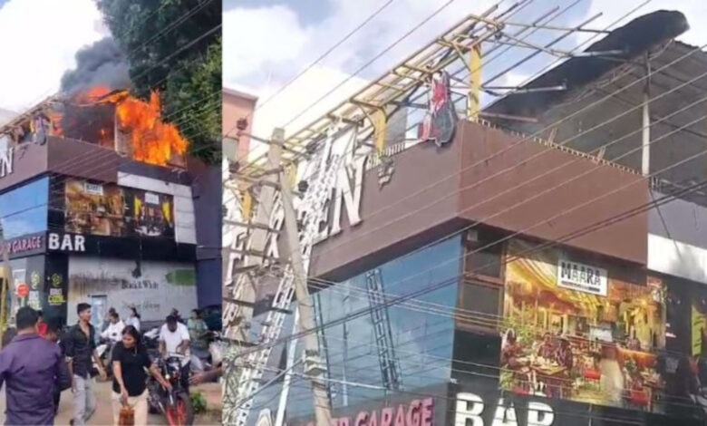 Two killed, seven injured in massive fire at Mysuru bar and restaurant