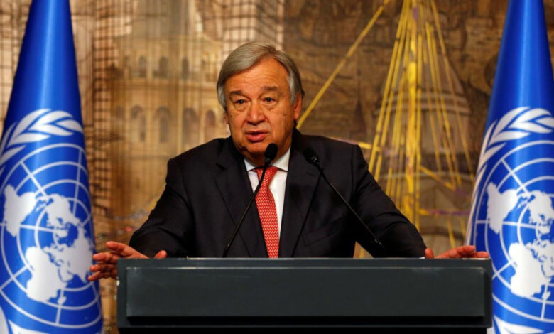 UN Chief Antonio Guterres