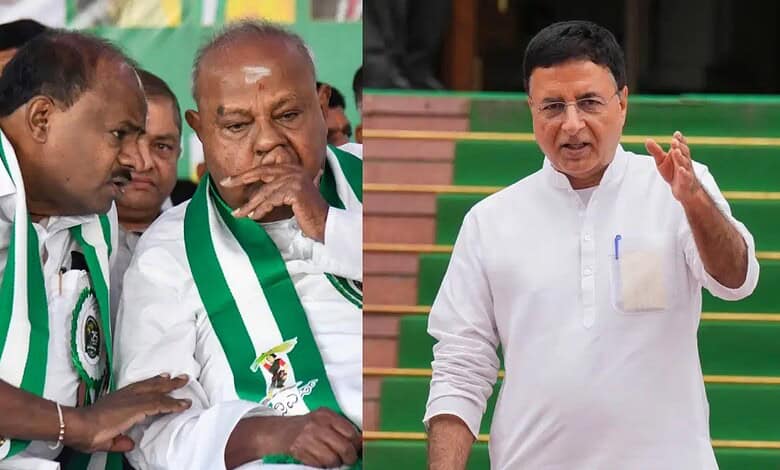 Congress attacks NDA after Deve Gowda denied Rajya Sabha ticket