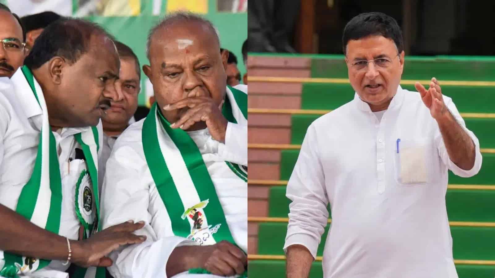 Congress attacks NDA after Deve Gowda denied Rajya Sabha ticket
