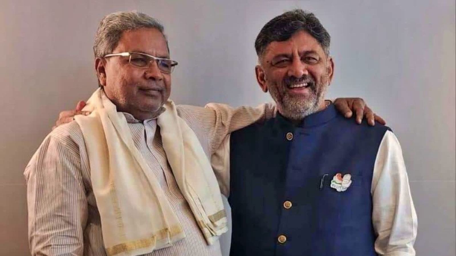 Siddramiah and DK Shivakumar