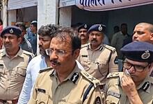 Hyderabad CP VC Sajjanar Addresse the media at Nampally exhibition grounds