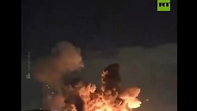 Destruction in Iran due to US strike