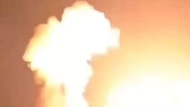 destruction In Iran after US strike