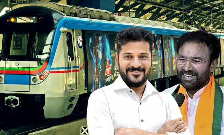 A modern train at a station with two smiling men in front, celebrating transportation progress and infras.