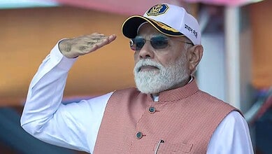 Narendra Modi at the Syama Prasad Mookerjee Port in Kolkata,