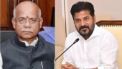 Telangana Governor and Chief Minister during a meeting on drug abuse prevention.