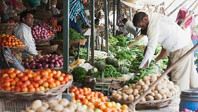 Bengaluru bakery and petty shop owners strike from June 18, as seen in a busy market scene.