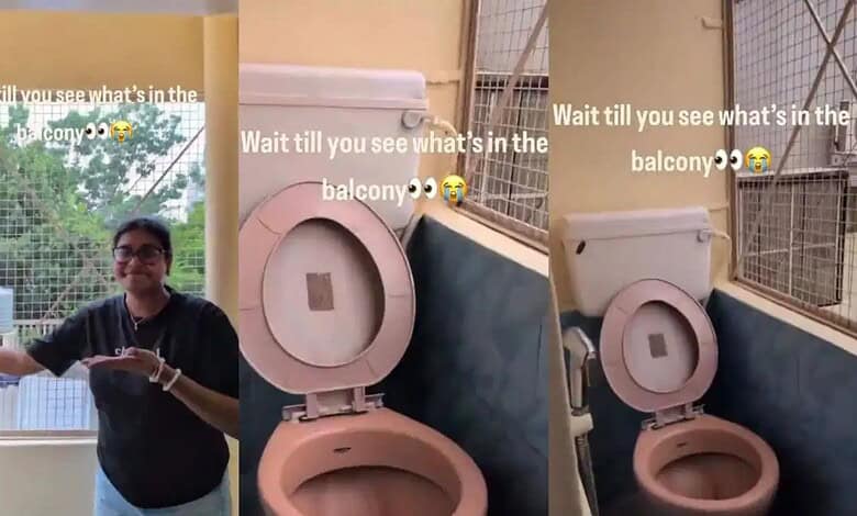 Balcony toilet in Bengaluru apartment sparks debate online