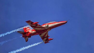 Surya Kiran Aerobatic Team's High-speed fighter