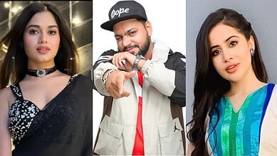 Group photo of Bigg Boss 20 contestants with diverse appearances and styles.