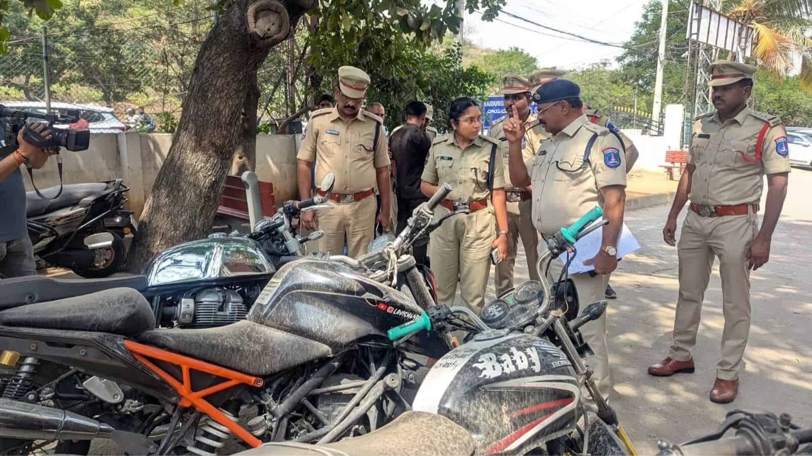 Cyberabad police probe 35 accounts in vehicle stunt crackdown