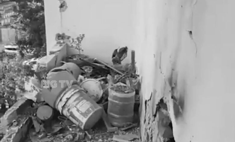 Cylinder blast in Narsingi residential building, woman hurt