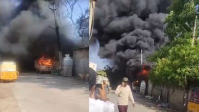 Hyderabad: Fire at EV warehouse in Moosapet, no casualties
