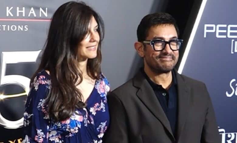 Gauri Spratt and Aamir Khan