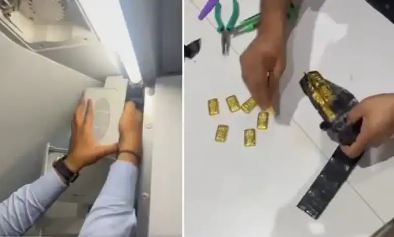 Microchips and technician working in a laboratory setting.