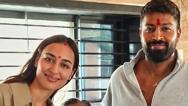 Mahieka Sharma and Hardik Pandya