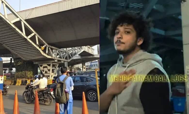 Mehdipatnam bridge chaos into a Dakhni rap hook