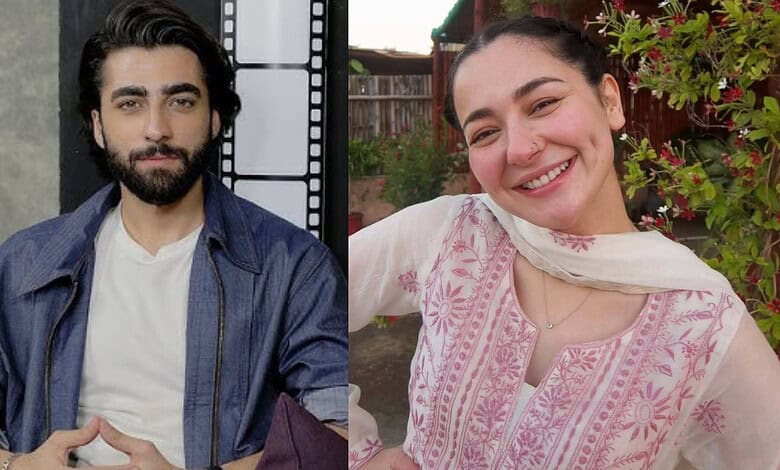 Pakistani actors Nameer Khan and Hania Aamir