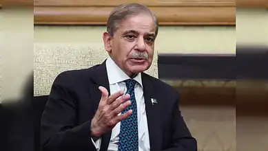 The image of Pakistan PM Shehbaz Sharif.